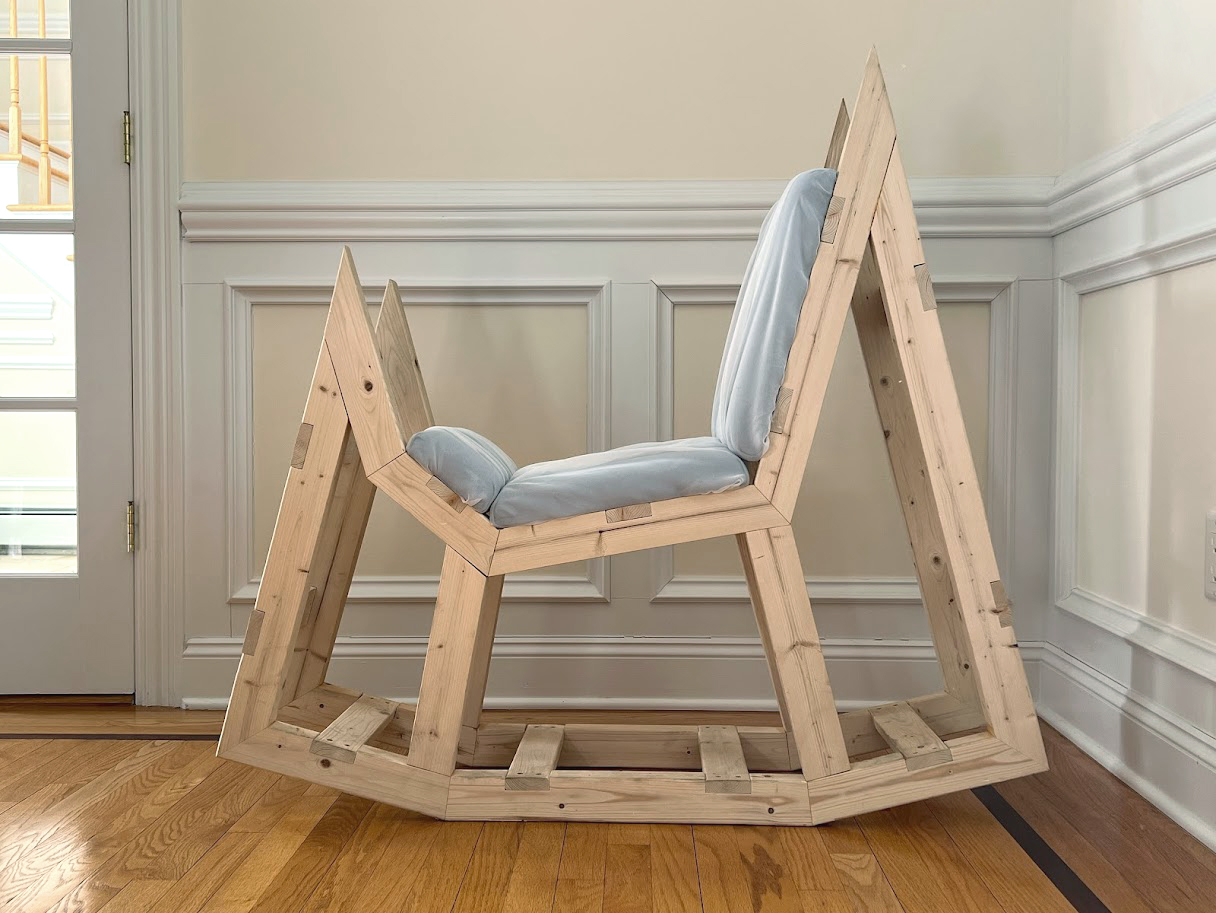image of completed adhd chair