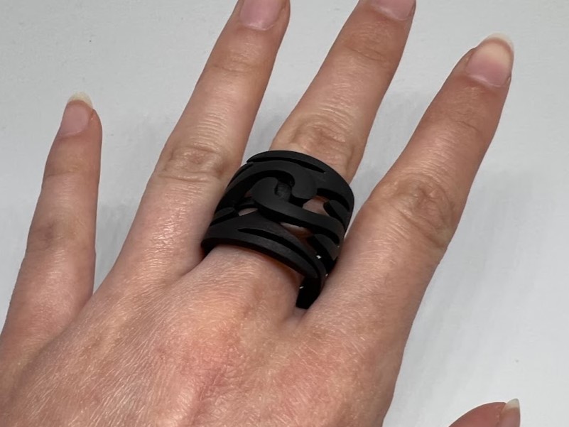 image of client ring on model