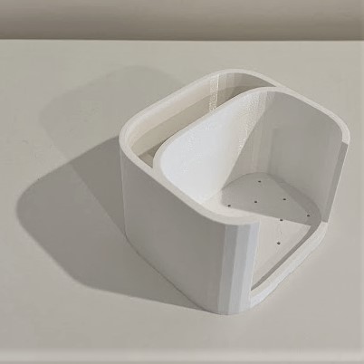 image of 3D printed model of soap and toothbrush holder